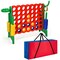 Costway Giant 4 in A Row Jumbo 4-to-Score Game Set W/Storage Carrying Bag for Kids Adult